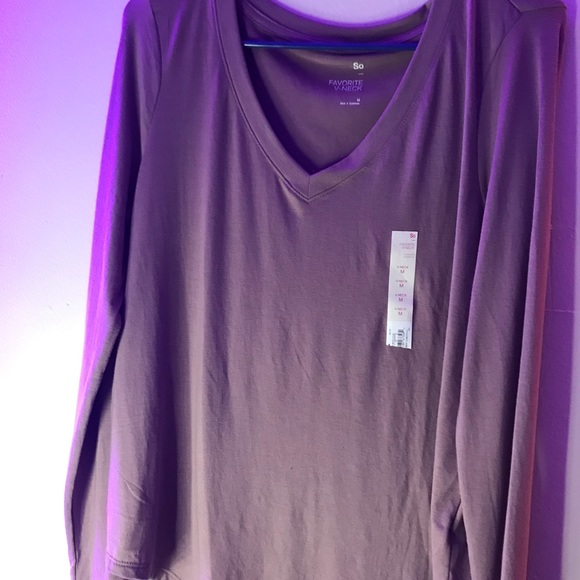 SO vneck long sleeve - Picture 1 of 4